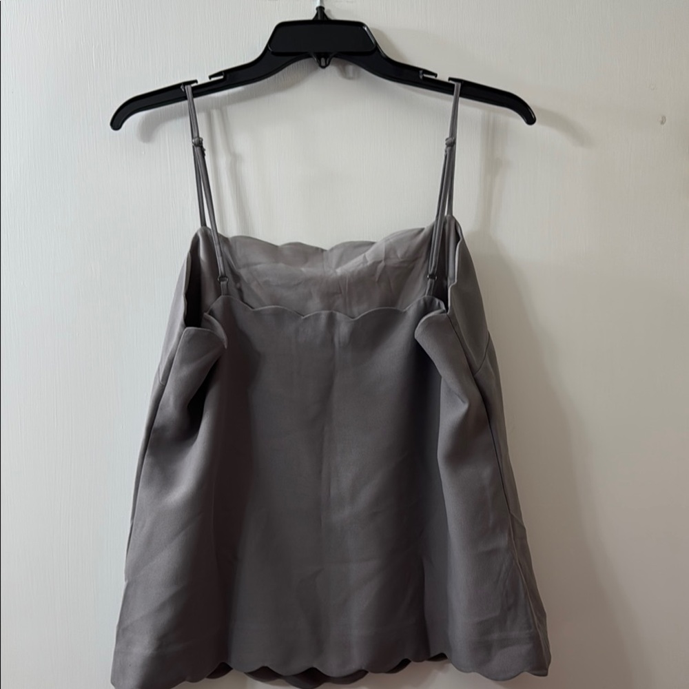 Banana Republic Gray Camisole with Scalloped Neckline - Picture 3 of 3